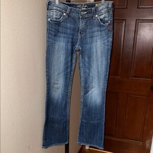 Silver Jeans Suki Bootcut Classic Blue Straight Leg Jeans Women’s Size 31 x 32